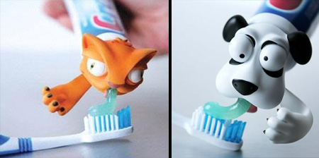 Pet Vomit Toothpaste Heads