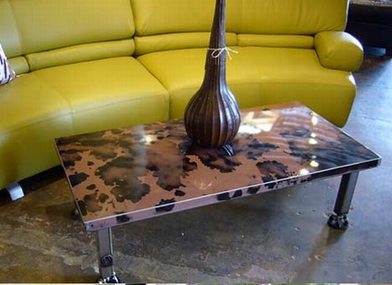 pink cadillac coffee table