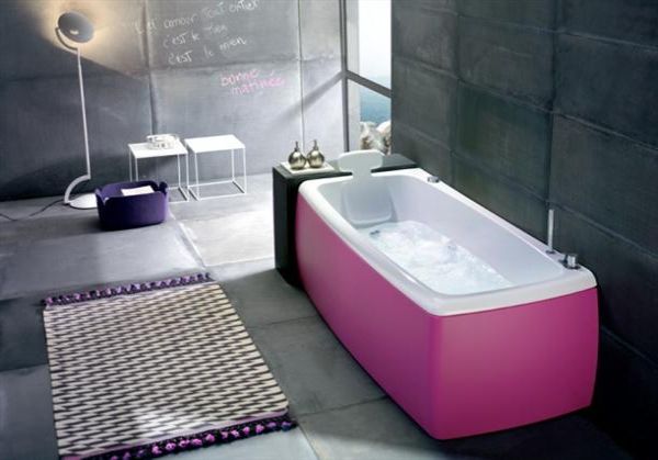 pink stylish contemporary bathtubs
