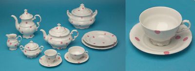 pink tea set 1451