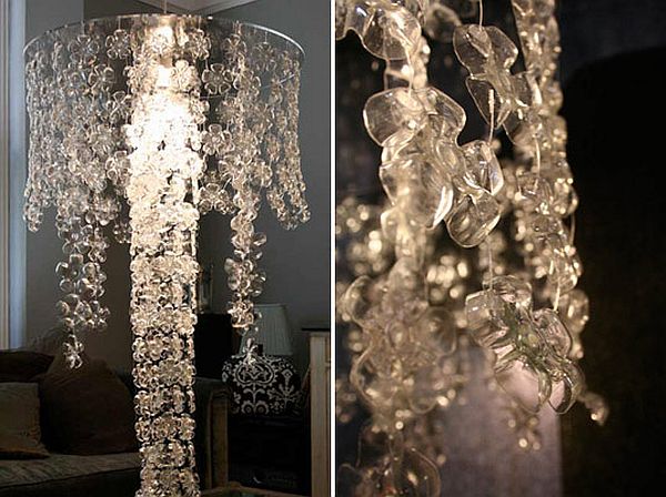 Plastic Bottle Chandelier