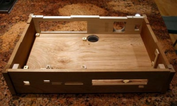 Plywood computer case