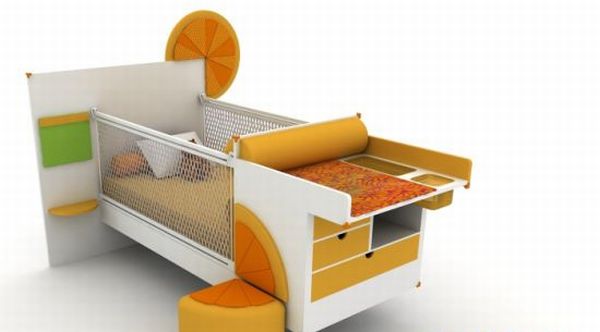 Portakal convertible bed