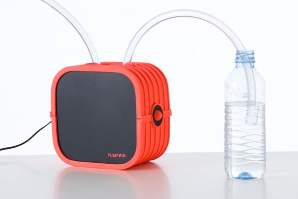 Pumpkin portable water filtration system