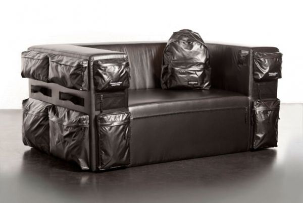 Quinze & Milan and Eastpak sofa