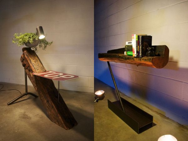 reclaimed wood tables