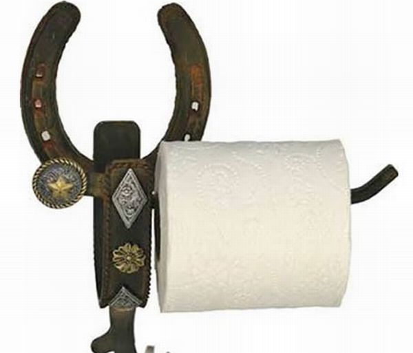 River's Edge Real Cast Iron Spur Toilet Paper Holder