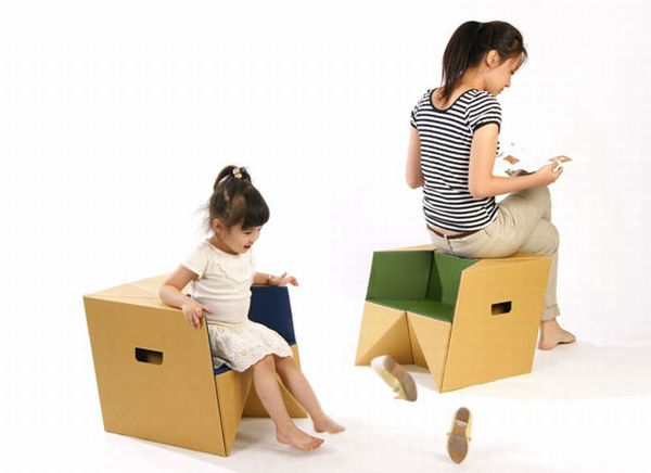 S-Cube Cardboard Chair