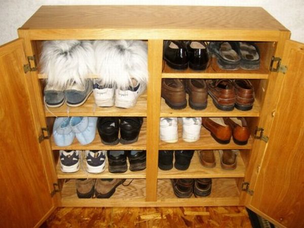 Wooden Shoe Rack