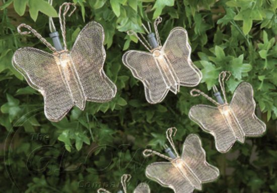 silver mesh butterfly string lights 1