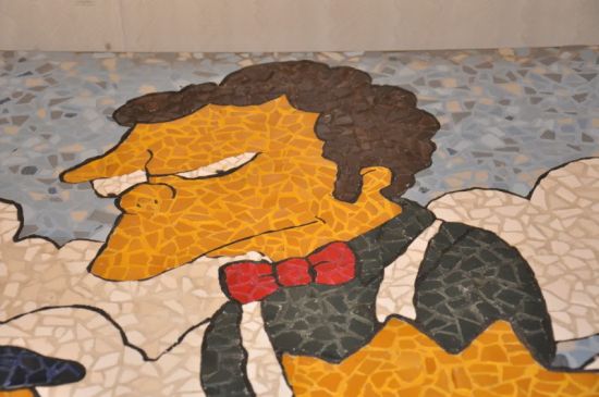 simpsons mosaic table 4
