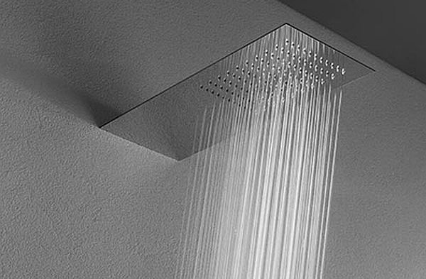 Sleek and slim shower