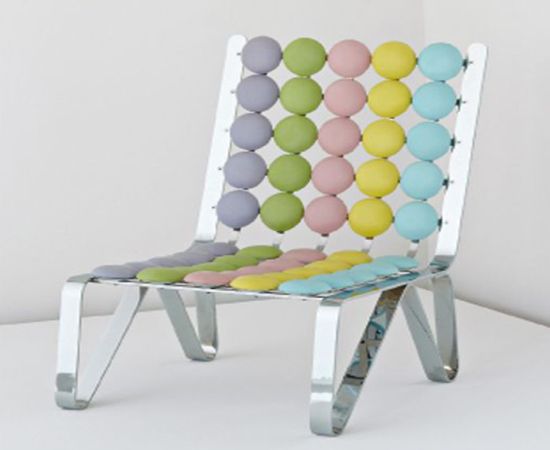 smarties geometries chair by mattia bonetti