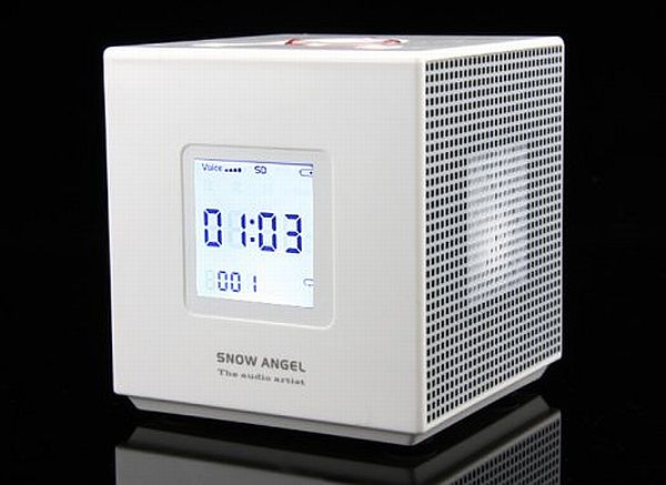 Snow angel alarm clock