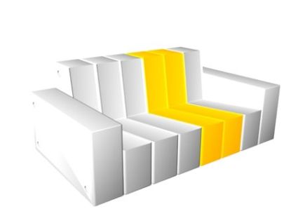 sofa modulable my blanc jaune