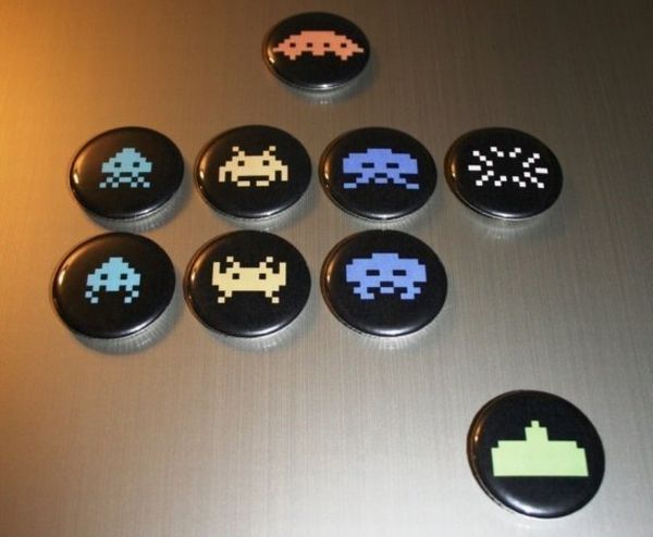 Space Invaders Magnet Set