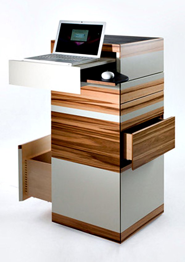 Standing desk workstation