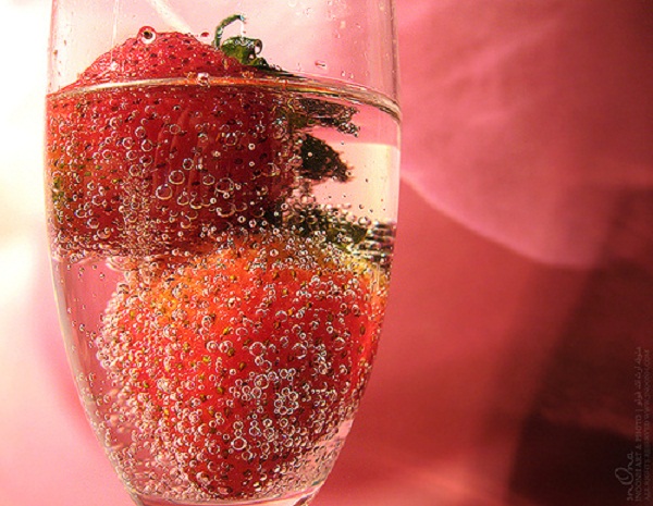 Strawberries and champagne