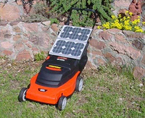 Sunwhisper/24 solar-powered lawnmower