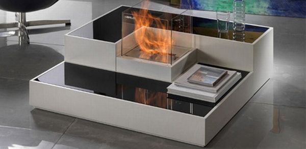 Tetris modular fireplace