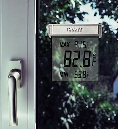 the simple window mount thermometer