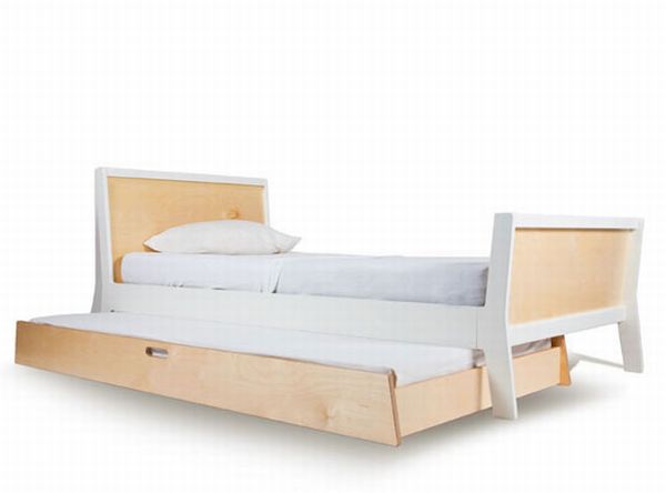 The Oeuf Sparrow Trundle Bed