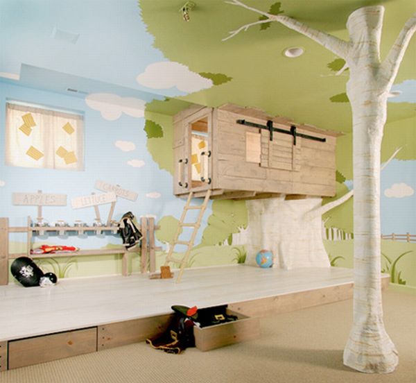 Tree house bedroom