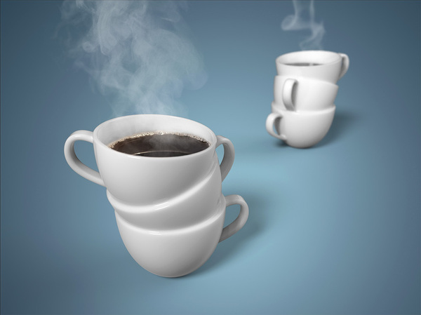 Triple Coffee Cup