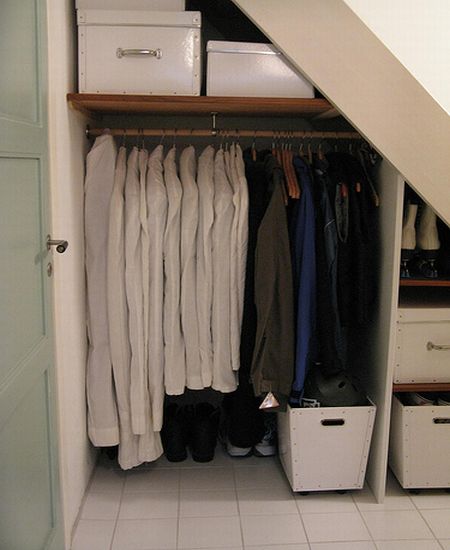 under the stairs storage