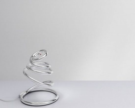 very flexible modern table lamp pizzakobra by ron 