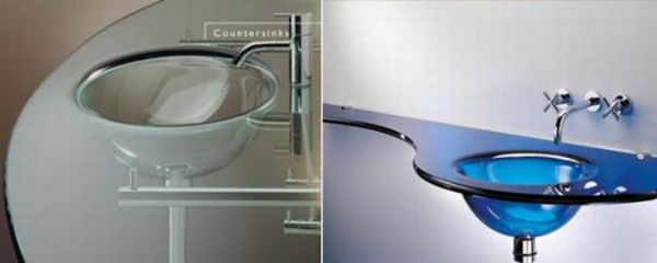 Vitraform glass sink bowl