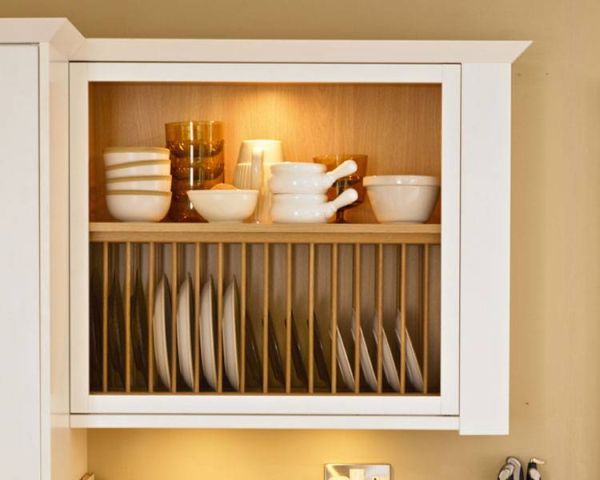 Wall Mounted Plate Rack In Classic Kitchen Mdvxz 