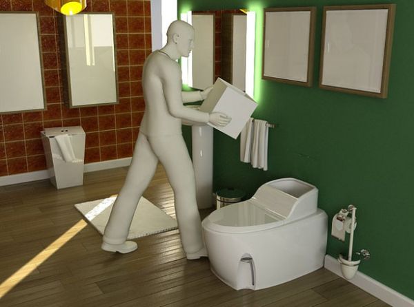 Waterless Toilet