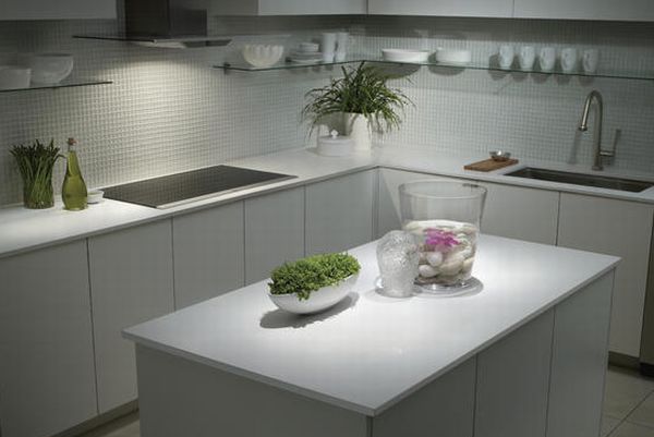 white theme kitchen