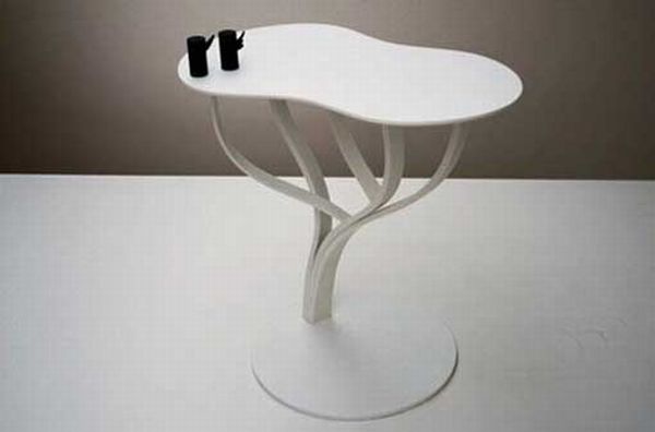 White Trees Unique Table