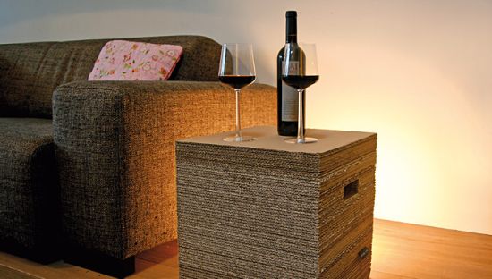 wine box table