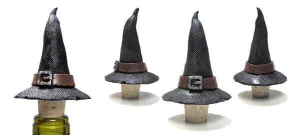 Witch's Hat Wine Bottle Stopper