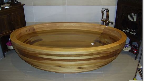 wooden bathtub KUhnc 5965