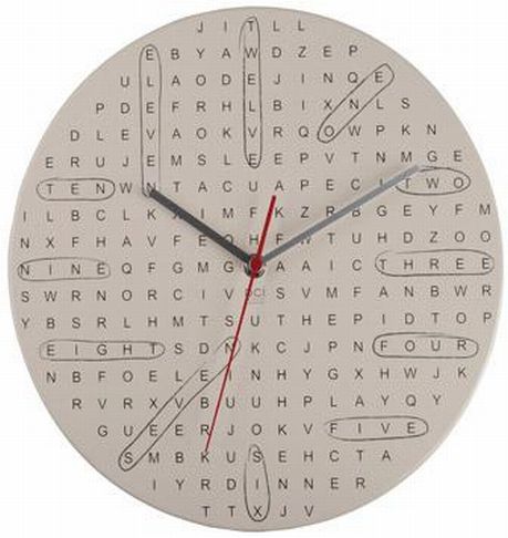 word search clock