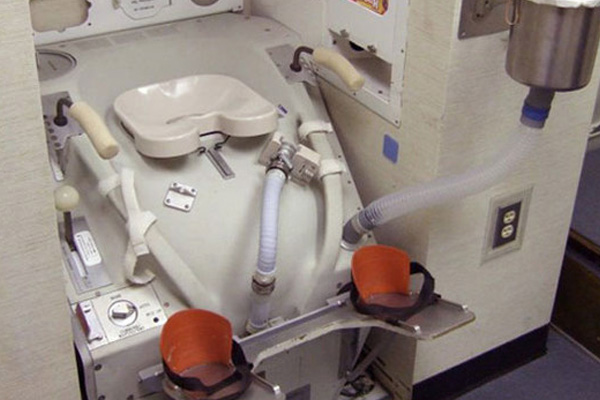 Zero Gravity Space Toilet