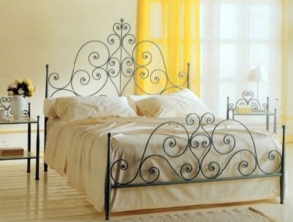 Metal headboard