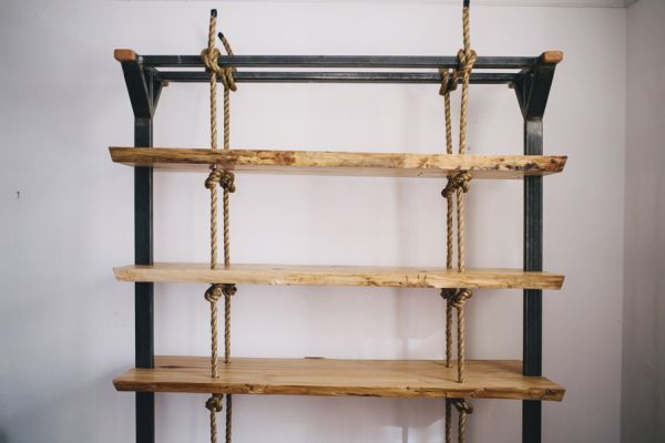 Rope Bookshelf