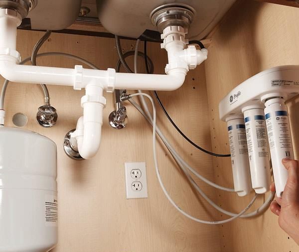 Install under the cabinet water purifier