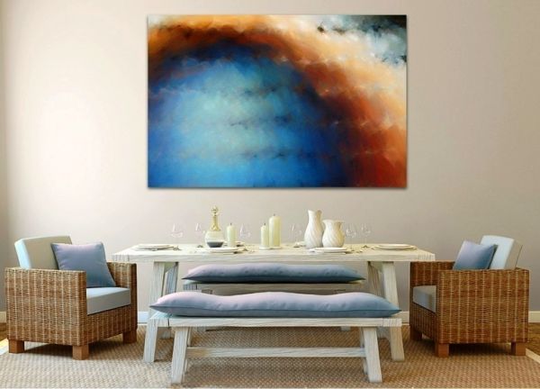 decoration of living room using Oil paintings_4