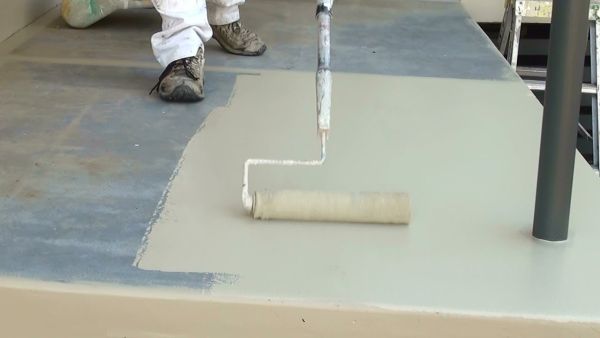 painting a floor