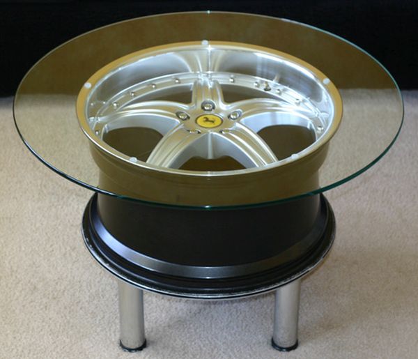 Car Part Coffee Table Set