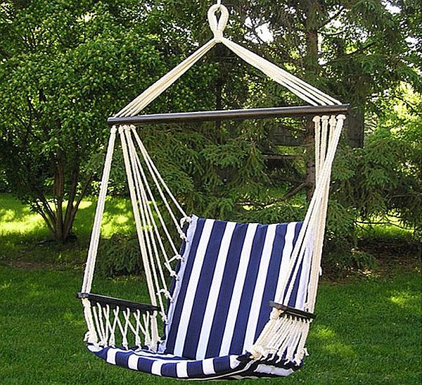 Cotton Padded Porch Hammock Chair