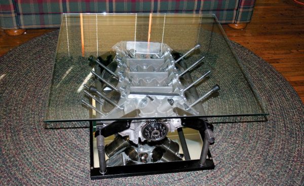 Engine Block Coffee Table