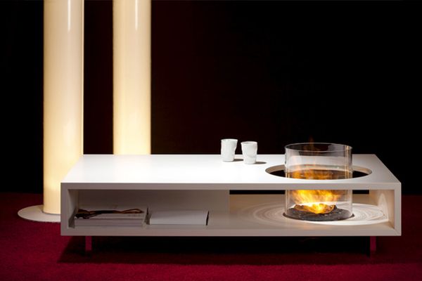 Fire Long Coffee Table