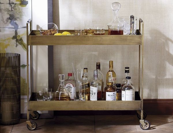 Metal Libations Bar cart